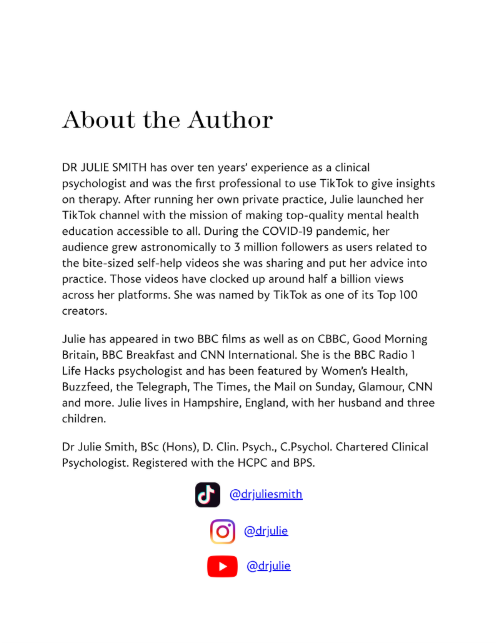 Why Has Nobody Told Me This Before? by Dr. Julie Smith