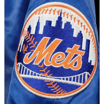 90’s New York Mets Black and Blue Jacket - Thrifted