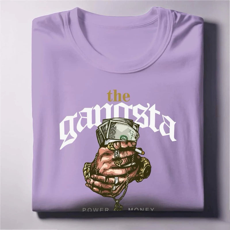 The Gangsta Graphic Tee Power & Money Streetwear Unisex